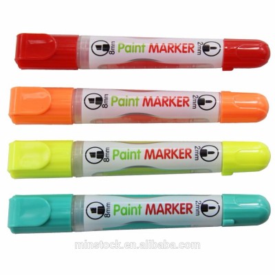 0058C Leery brand new permanent paint marker pen for mental with double end